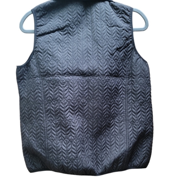 Architect Petites Black Quilted Vest Med NWT - Picture 2 of 6